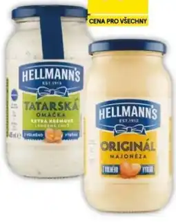 Tesco Hellmann's Tatarská Omáčka Hellmann's Majonéza Originál nabídka