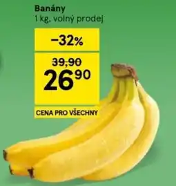 Tesco Banány nabídka