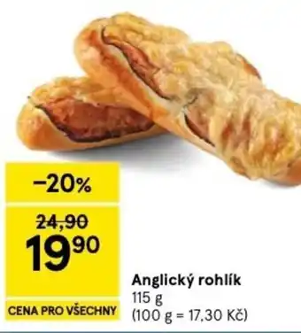 Tesco Anglický rohlík nabídka