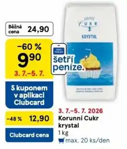Tesco Korunní Cukr krystal nabídka
