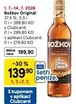 Tesco Božkov Original nabídka