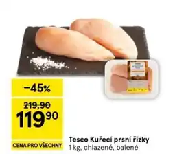 Tesco Tesco Kuřecí prsní řízky nabídka