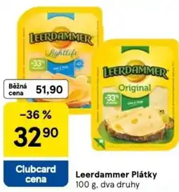 Tesco Leerdammer Plátky nabídka
