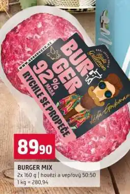 Terno BURGER MIX nabídka