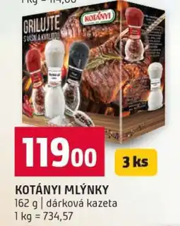 Terno Kotányi mlýnky nabídka