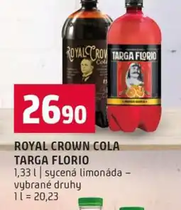 Terno Royal Crown Cola, Targa Florio nabídka