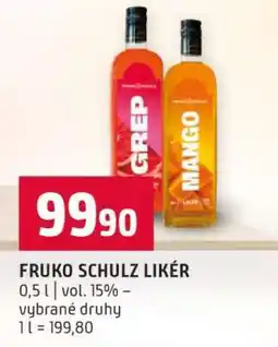 Terno FRUKO SCHULZ Likér nabídka