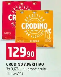Terno CRODINO APERITIVO nabídka