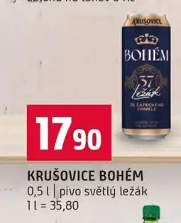 Terno Krušovice Bohém nabídka