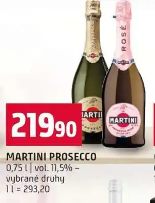 Terno Martini Prosecco nabídka