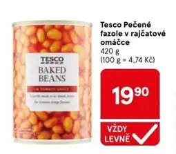 Tesco Tesco Pečené fazole v rajčatové omáčce nabídka
