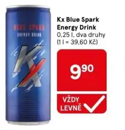 Tesco Kx Blue Spark Energy Drink nabídka
