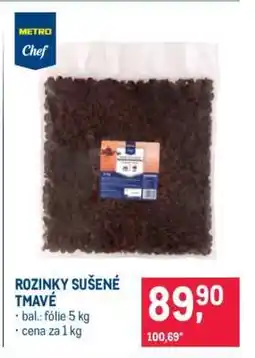 Makro Rozinky sušené tmavé nabídka