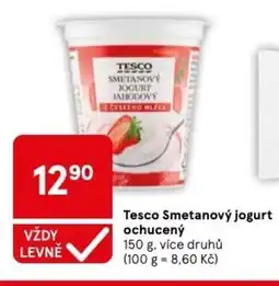 Tesco Tesco Smetanový jogurt ochucený nabídka