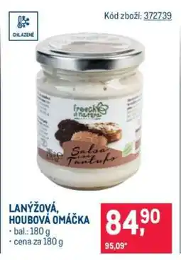 Makro Lanýžová, Houbová omáčka nabídka