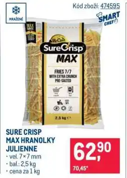 Makro SURE CRISP MAX HRANOLKY JULIENNE nabídka