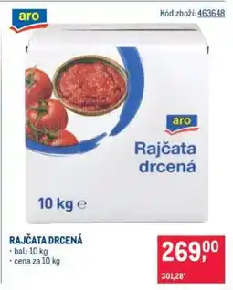 Makro Rajčata drcená nabídka