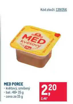 Makro MED PORCE nabídka