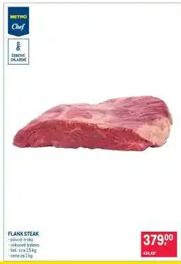 Makro Flank steak nabídka