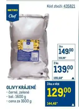 Makro Olivy krájené nabídka