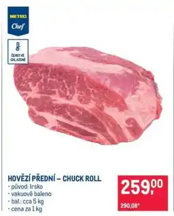 Makro Hovězí přední chuck roll nabídka
