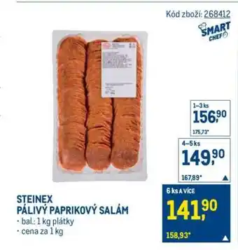 Makro STEINEX PÁLIVÝ PAPRIKOVÝ SALÁM nabídka