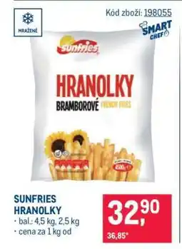 Makro Sunfries hranolky nabídka