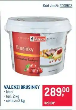 Makro VALENZI BRUSINKY nabídka
