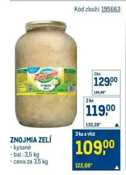 Makro ZNOJMIA ZELÍ nabídka