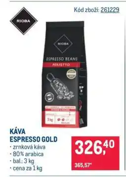 Makro KÁVA ESPRESSO GOLD nabídka
