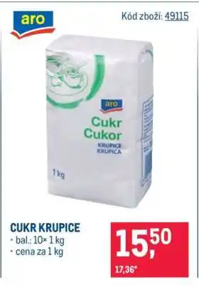 Makro Cukr krupice nabídka