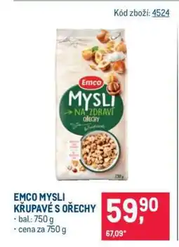 Makro EMCO MYSLI KŘUPAVÉ S OŘECHY nabídka