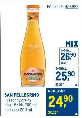 Makro San Pellegrino nabídka