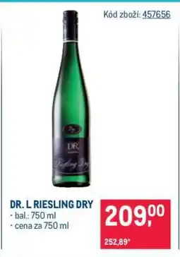 Makro DR. L RIESLING DRY nabídka