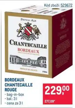 Makro Bordeaux Chantecaille Rouge nabídka