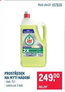 Makro Prostředek na mytí nádobí nabídka