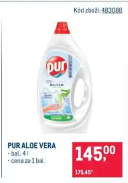 Makro PUR ALOE VERA nabídka