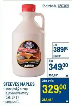 Makro Steeves Maples nabídka