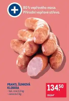 PRANTL ŠUNKOVÁ KLOBÁSA