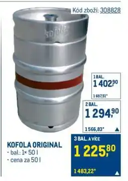 Makro Kofola Original nabídka