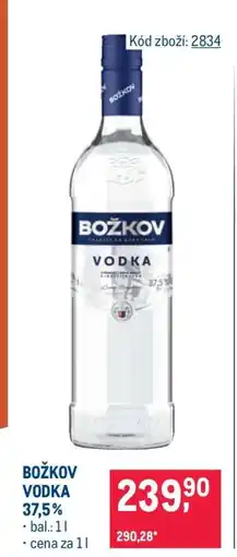 Makro Božkov Vodka nabídka