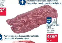 Makro HOVĚZÍ FLAT IRON STEAK nabídka