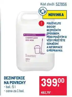 Makro DEZINFEKCE NA POVRCHY nabídka