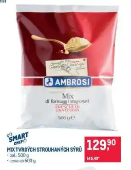 Makro Mix tvrdých strouhaných sýrů nabídka