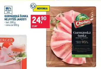 Makro GURMÁNSKÁ ŠUNKA NEJVYŠŠÍ JAKOSTI nabídka