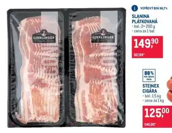 Makro Slanina plátkovaná nabídka