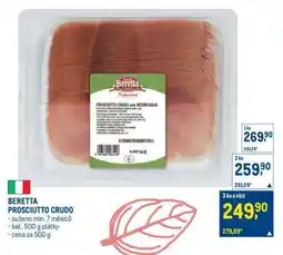 Makro BERETTA PROSCIUTTO CRUDO nabídka