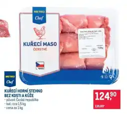 Makro Kuřecí horní stehno bez kosti a kůže nabídka