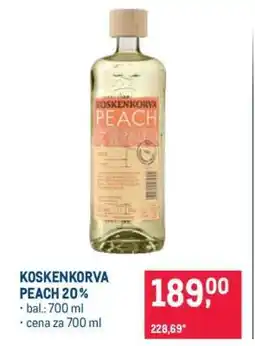Makro KOSKENKORVA PEACH 20 % nabídka