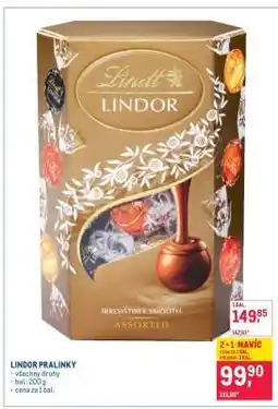 Makro Lindor pralinky nabídka